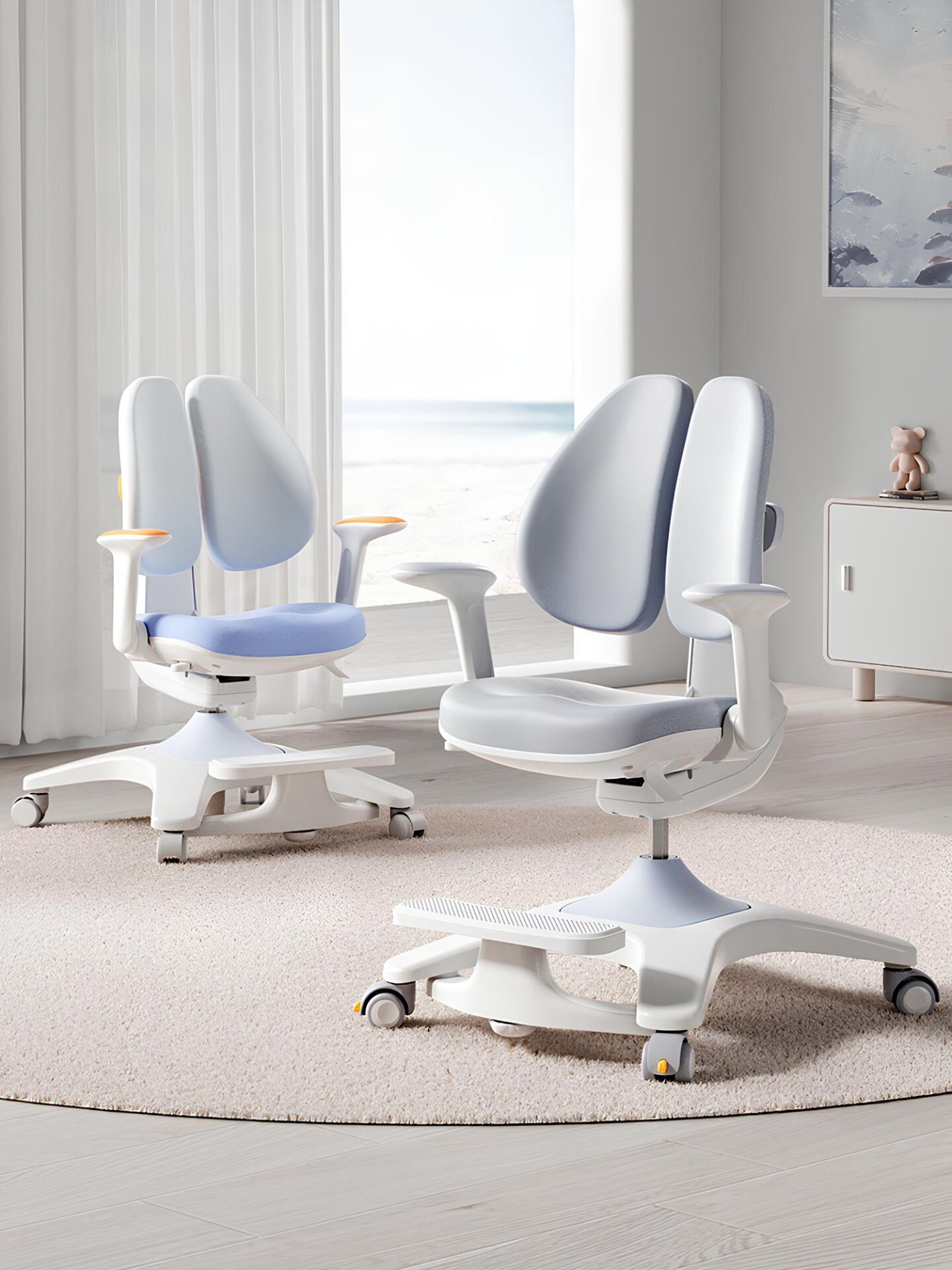 Eagle Ergonomik Çocuk Çalışma Sandalyesi - Mavi