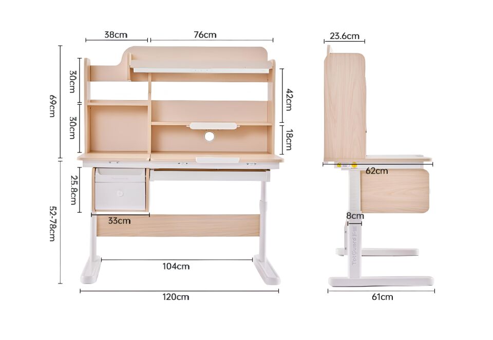 Prestige Ergonomik Çocuk Çalışma Masası - Yükseklik Ayarlı Teknolojik Çalışma Masası