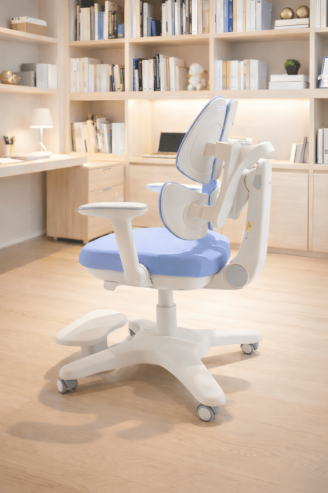 Butterfly Ergonomik Çocuk Çalışma Sandalyesi - Gökyüzü Mavi