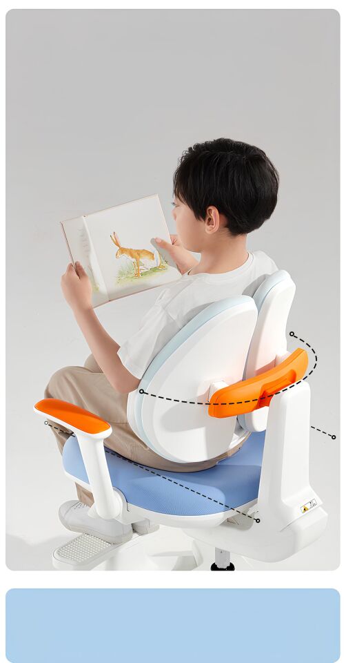 Eagle Ergonomik Çocuk Çalışma Sandalyesi - Pudra Pembe