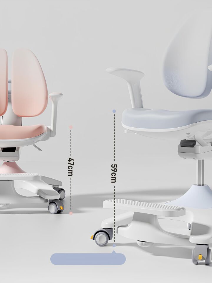 Eagle Ergonomik Çocuk Çalışma Sandalyesi - Pudra Pembe